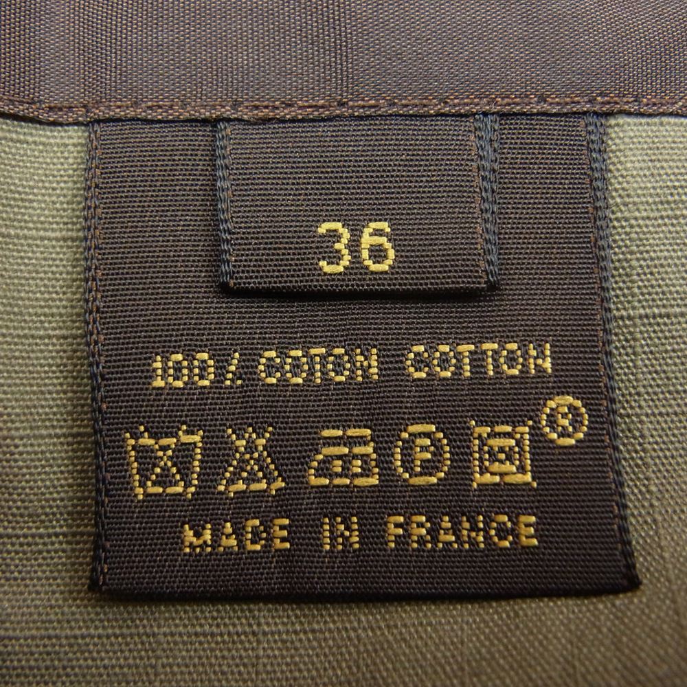 LOUIS VUITTON ルイ・ヴィトン リップストップ ミリタリー ジャケット カーキ系 36【中古】
