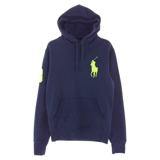 POLO RALPH LAUREN ポロ・ラルフローレン ビッグポニー パーカー ネイビー系 XS【中古】