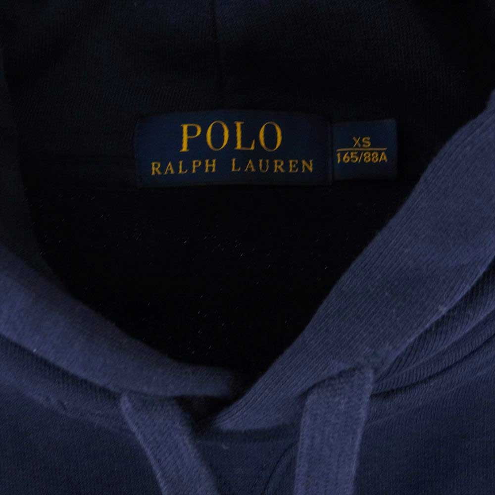 POLO RALPH LAUREN ポロ・ラルフローレン ビッグポニー パーカー ネイビー系 XS【中古】