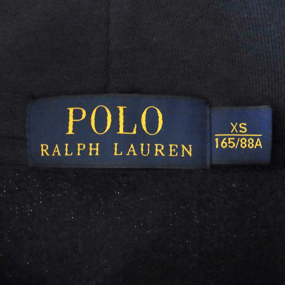 POLO RALPH LAUREN ポロ・ラルフローレン ビッグポニー パーカー ネイビー系 XS【中古】