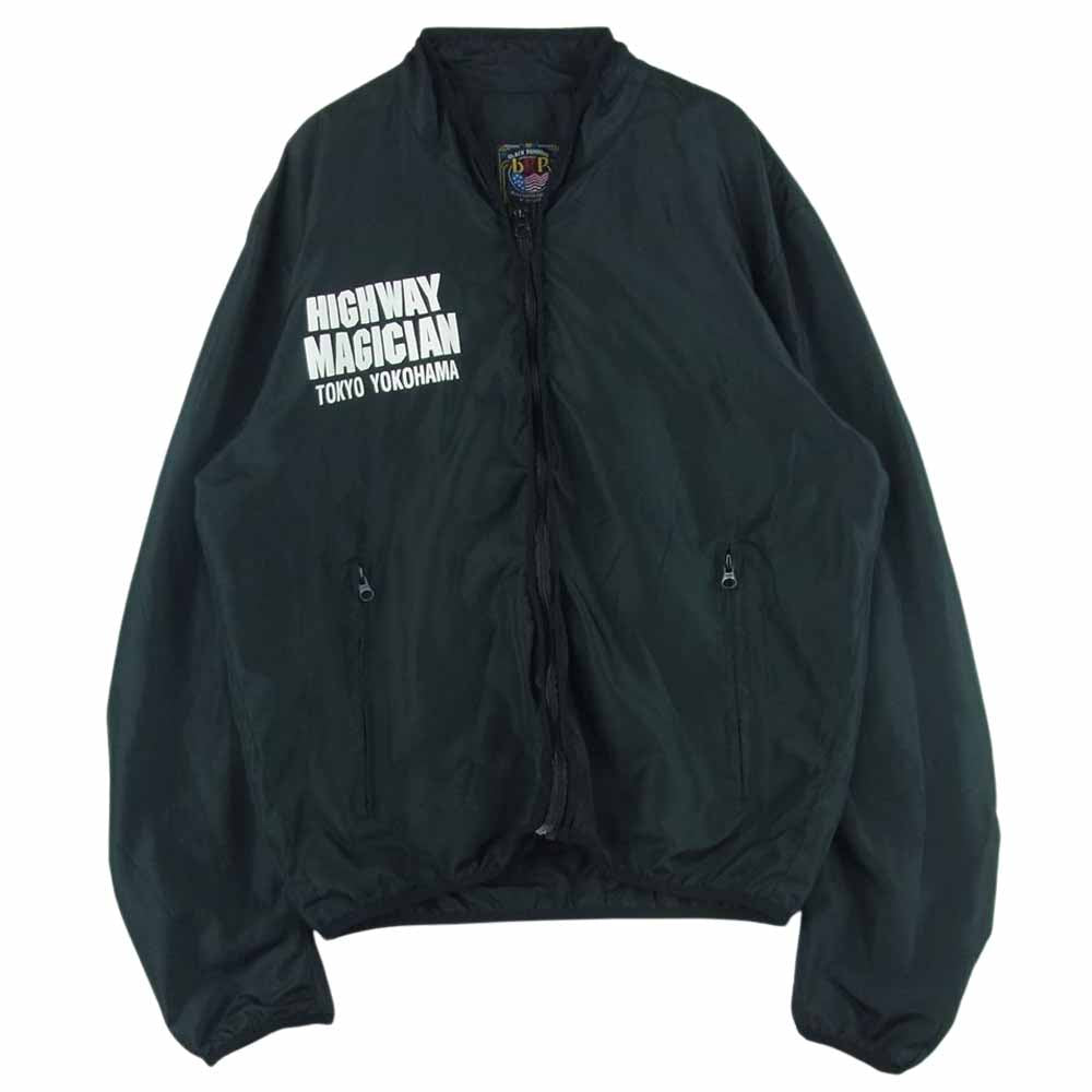 イエローコーン BB-1104 メッシュ フェイクレザー ライダース ジャケット ブラック系 L【中古】