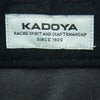 KADOYA カドヤ ライディング コットン カーゴ パンツ 日本製 ブラック系 LL【中古】
