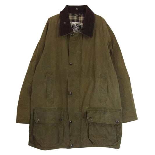 ルイスクリーク オイルド ジャケット カーキ系 M【中古】