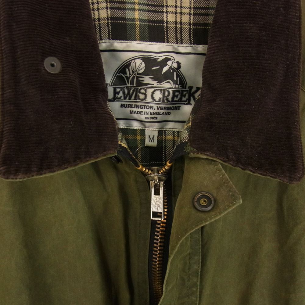ルイスクリーク オイルド ジャケット カーキ系 M【中古】