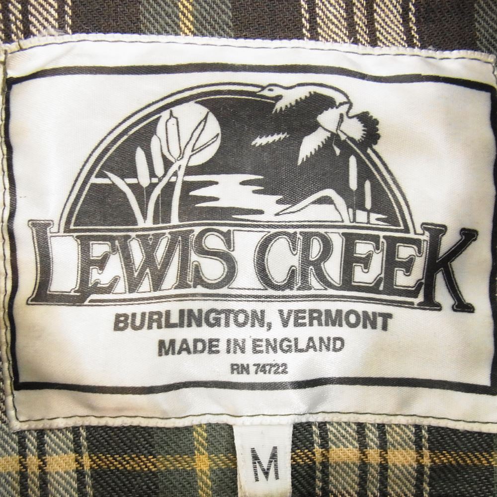 ルイスクリーク オイルド ジャケット カーキ系 M【中古】
