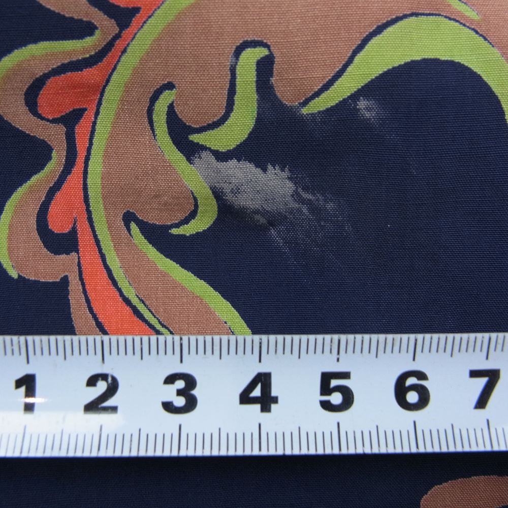 McGregor マックレガー 50s~60s アロハ 半袖 シャツ ネイビー系 ML【中古】