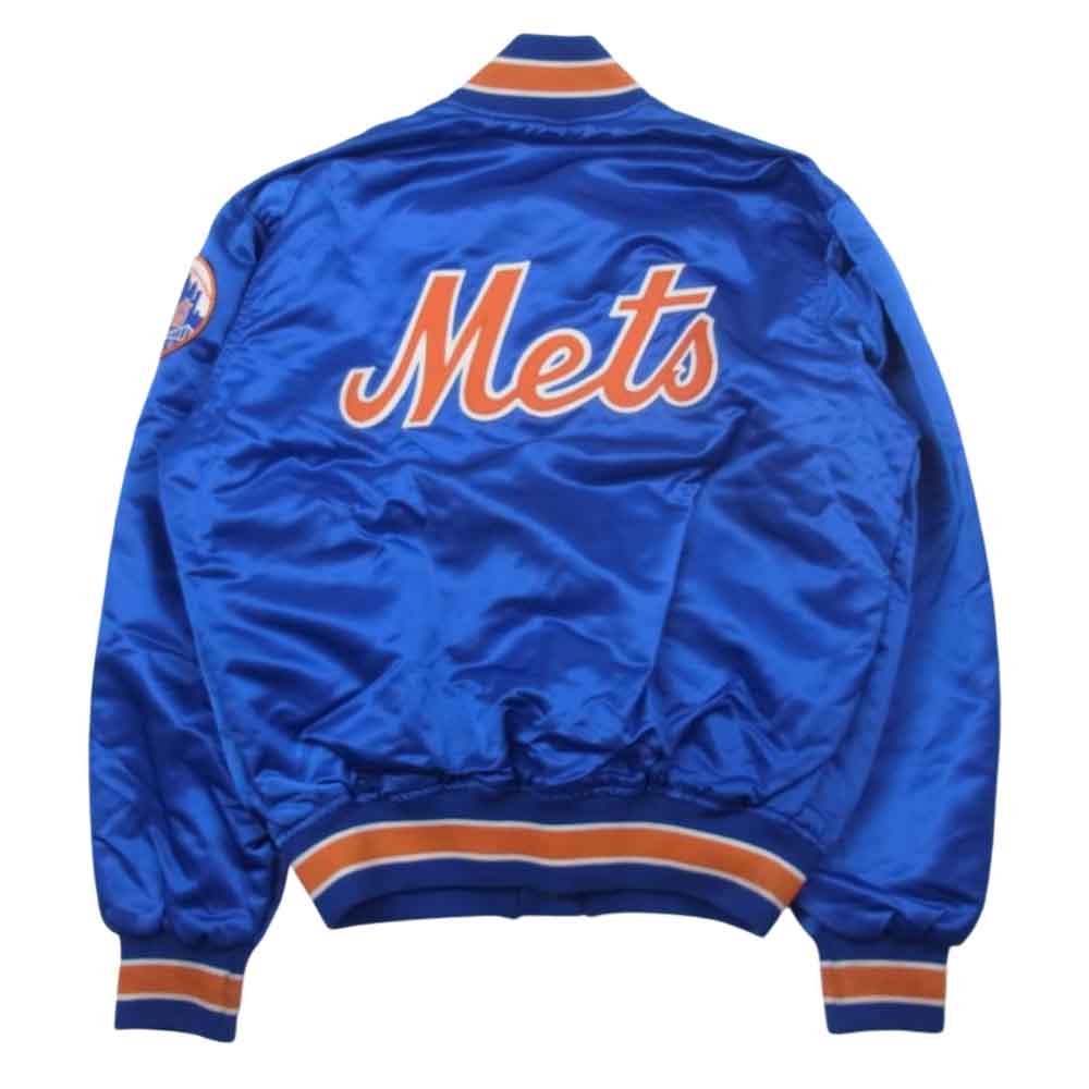フェルコ ヴィンテージ New York Mets ニューヨーク メッツ ナイロン サテン スタジャン  ブルー系 M【中古】