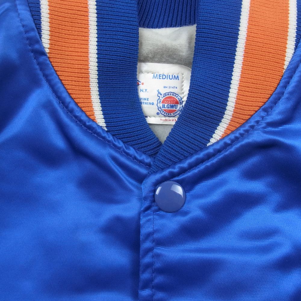 フェルコ ヴィンテージ New York Mets ニューヨーク メッツ ナイロン サテン スタジャン  ブルー系 M【中古】