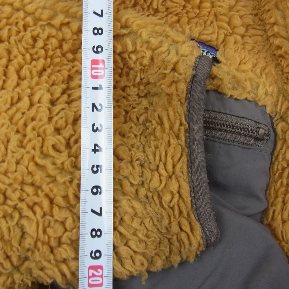 patagonia パタゴニア 02AW 23024 02年 USA製 CLASSIC RETRO CARDIGAN クラシック レトロ カーディガン テキーラゴールド フリース ジャケット ブラウン系 S【中古】