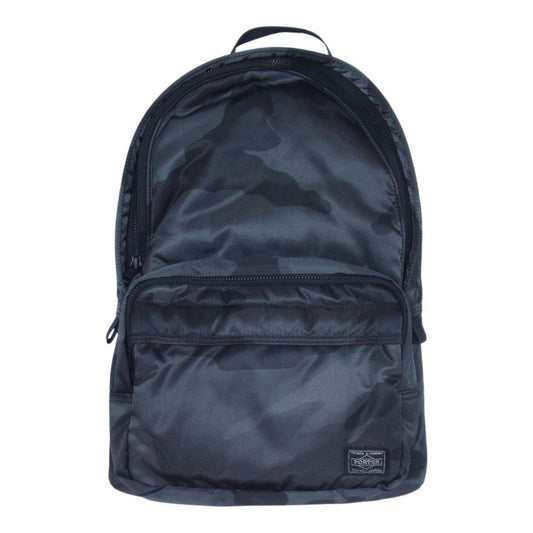 PORTER ポーター TANKER タンカー 30周年 ナイロン カモ バックパック リュック チャコール系 カーキ系【美品】【中古】