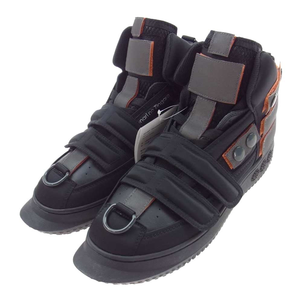 PORTER ポーター BS-06R × 村上隆 カイカイキキ Backpack Shoes-06R バックパック シューズ ハイカット スニーカー ブラック系 27cm【新古品】【未使用】【中古】