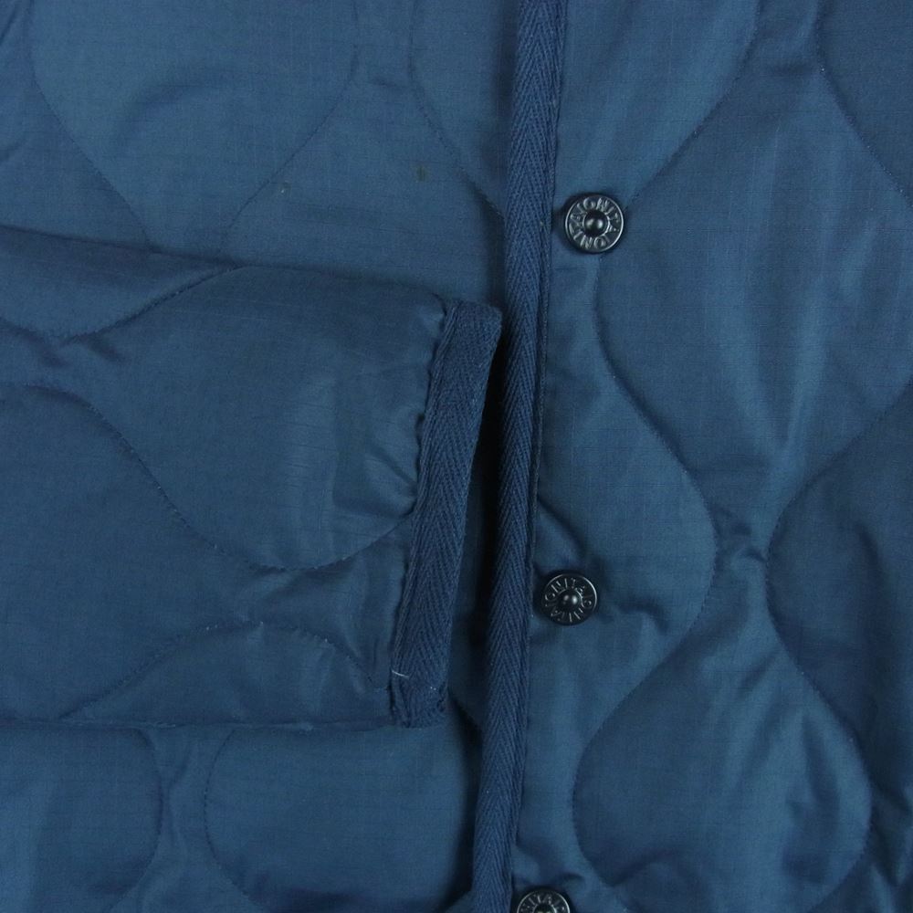 タイオン TAION-104B2ML-1 ミリタリー クルーネック ダウン ジャケット 中国製 ダークネイビー系 XS【極上美品】【中古】