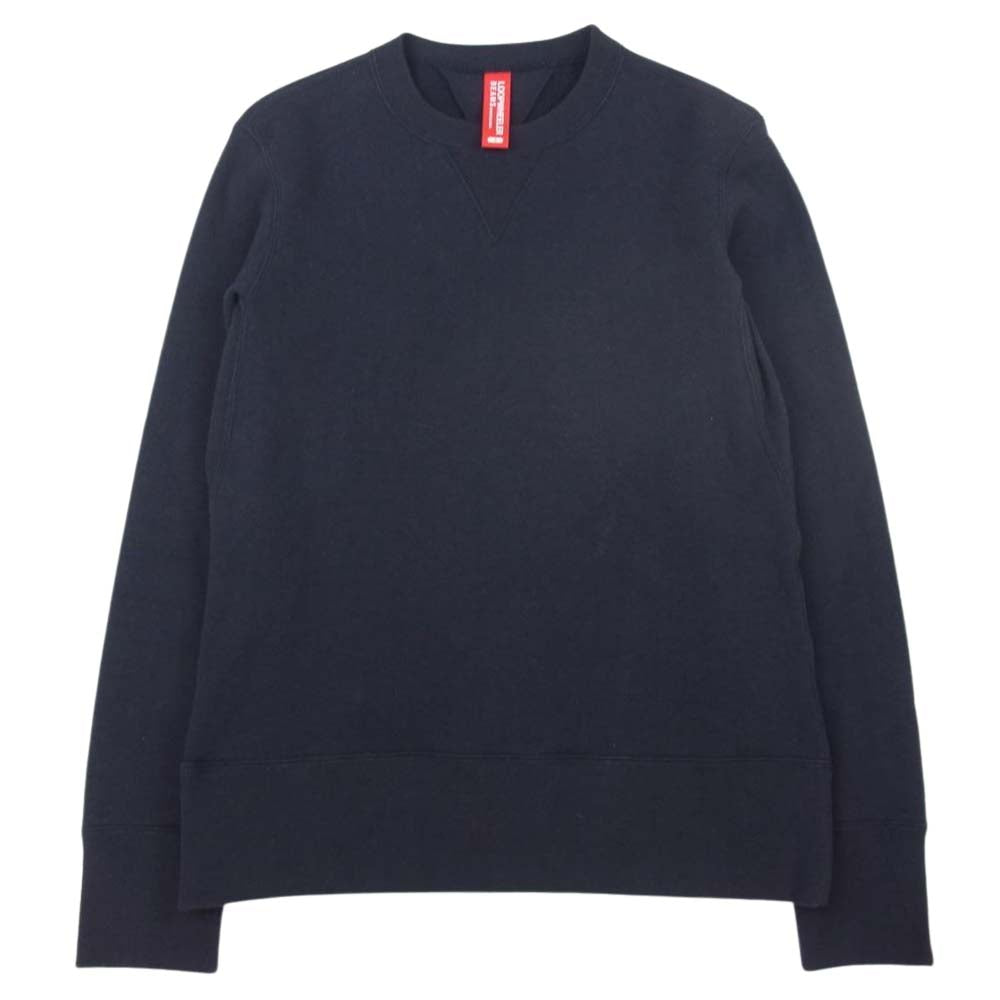 LOOPWHEELER ループウィラー BEAMS ビームス 別注 吊裏毛 スウェット シャツ  ネイビー系 S【極上美品】【中古】