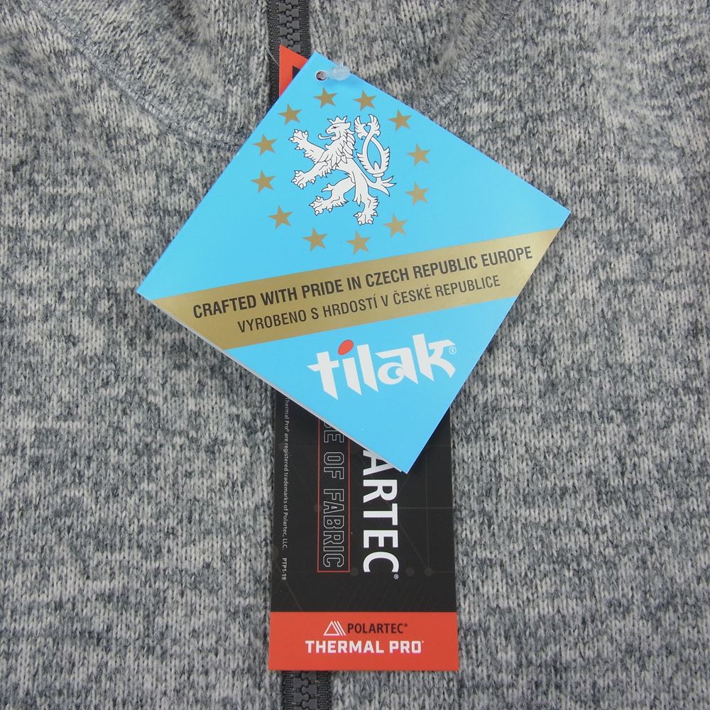 TILAK ティラック Monk Zip Sweater モンク ジップ セーター ジャケット グレー系 XS【極上美品】【中古】