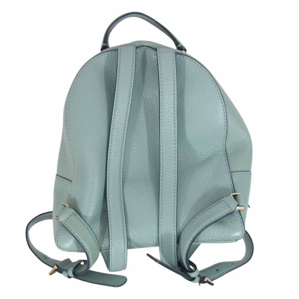 Kate Spade ケイトスペード S338 レザー リュック バックパック ライトブルー系【中古】