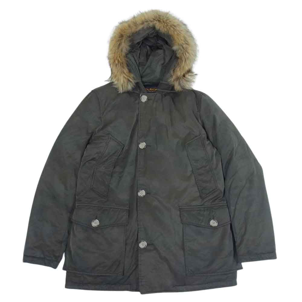WOOLRICH ウールリッチ 1402066 ARCTIC PARKA アークティック パーカ カモ柄 ダウン ジャケット カーキ系 S【中古】