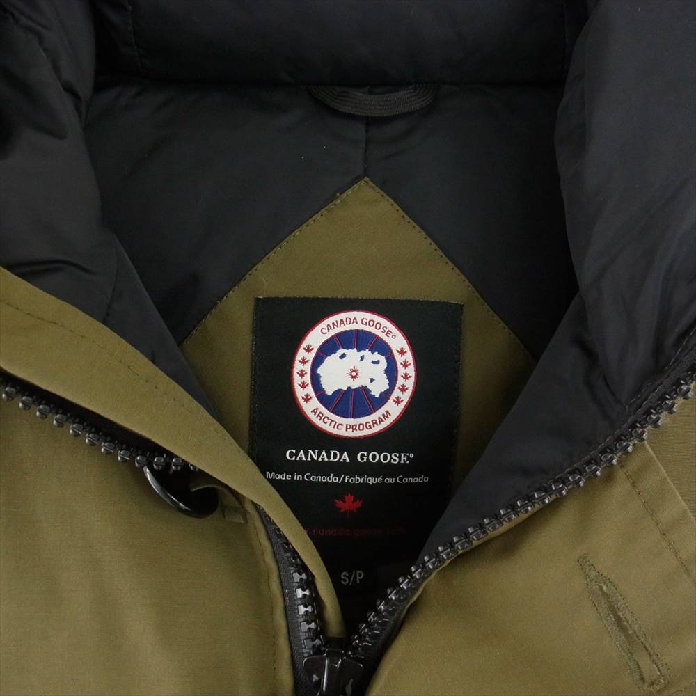 CANADA GOOSE カナダグース 3425JM 国内正規品 グリフィンタグ VANCOUVER JACKET バンクーバー ダウン ジャケット モスグリーン系 S【中古】