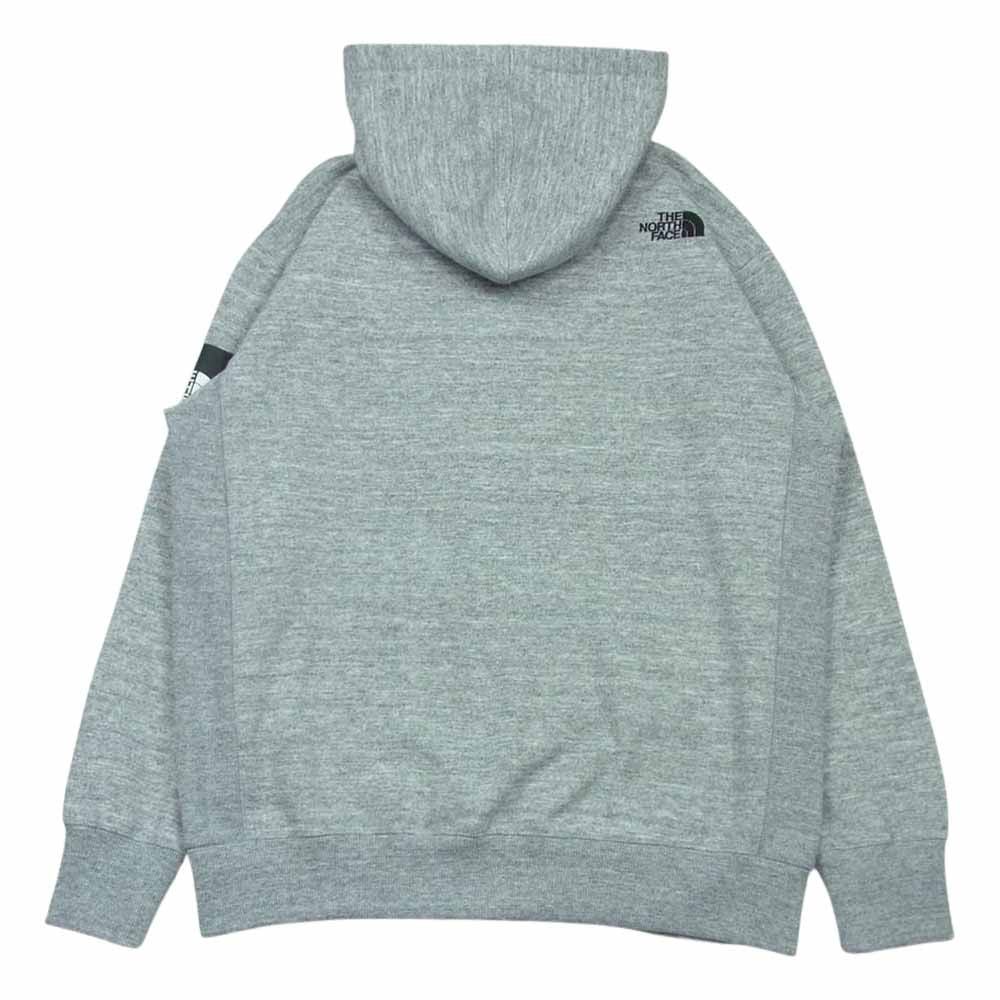 THE NORTH FACE ノースフェイス NP61836 SQUAER LOGO FULLZIP ジップ パーカー 中国製 グレー系 S【中古】