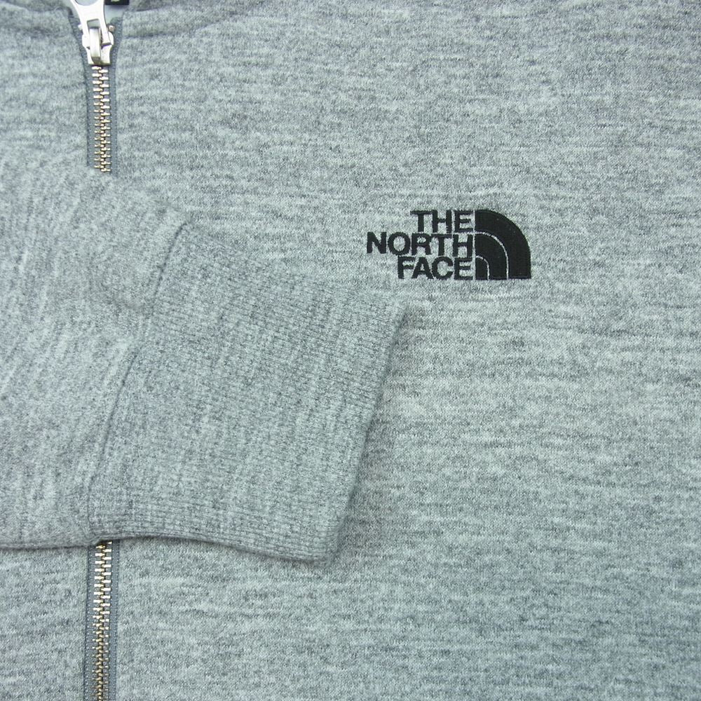 THE NORTH FACE ノースフェイス NP61836 SQUAER LOGO FULLZIP ジップ パーカー 中国製 グレー系 S【中古】