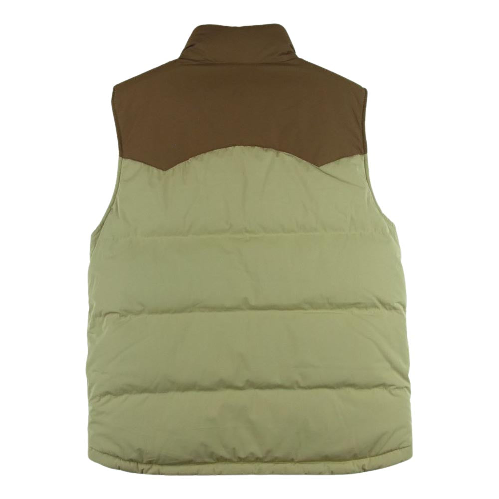 patagonia パタゴニア 27588 Reversible Bivy Down Vest リバーシブル ビビー ダウン ベスト ベージュ系 ブラウン系 S【美品】【中古】