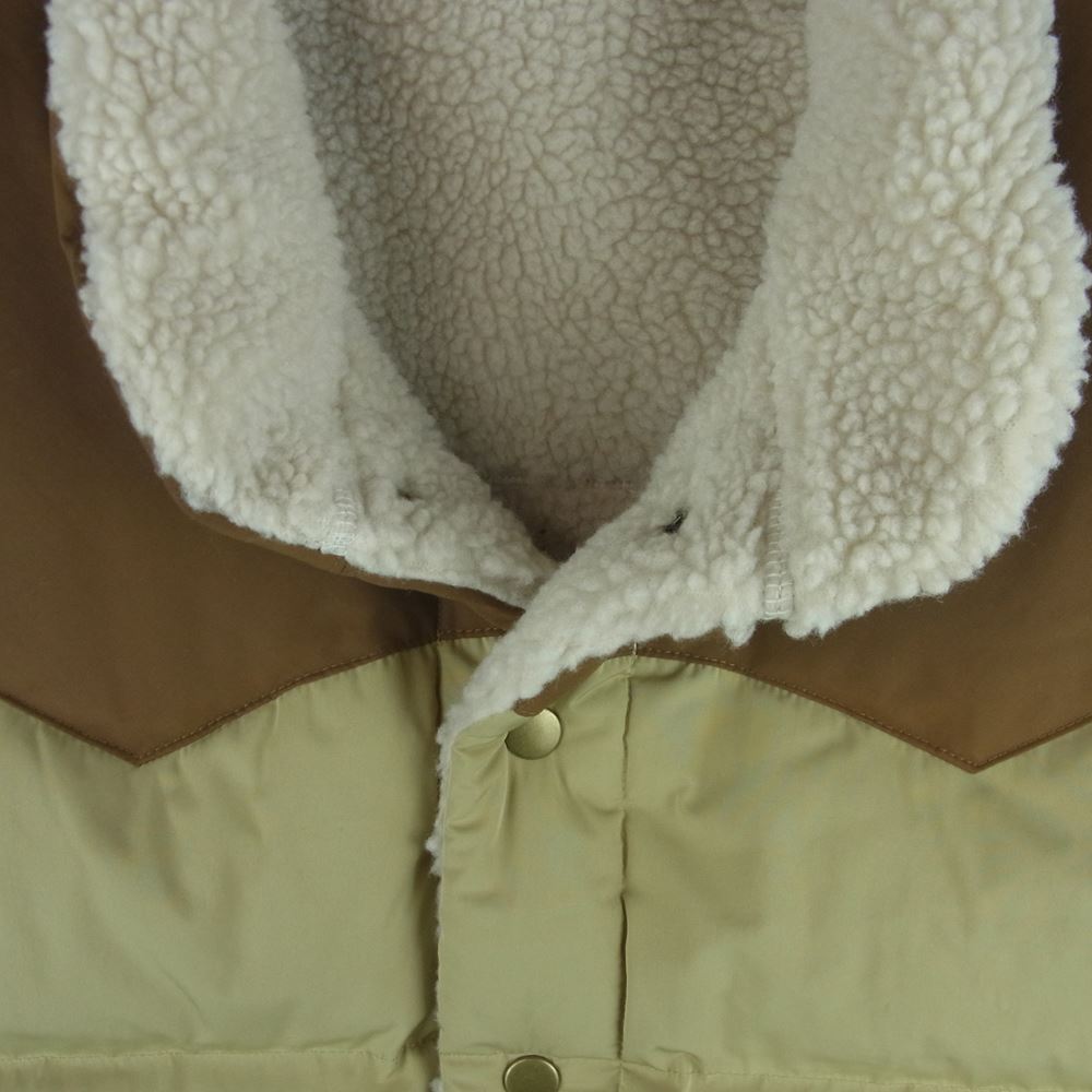 patagonia パタゴニア 27588 Reversible Bivy Down Vest リバーシブル ビビー ダウン ベスト ベージュ系 ブラウン系 S【美品】【中古】