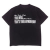 Sacai サカイ 20SS 20-0056S BIG LEBOWSKI T-Shirt ビッグリボウスキ プリント Tシャツ ブラック ブラック系 2【美品】【中古】