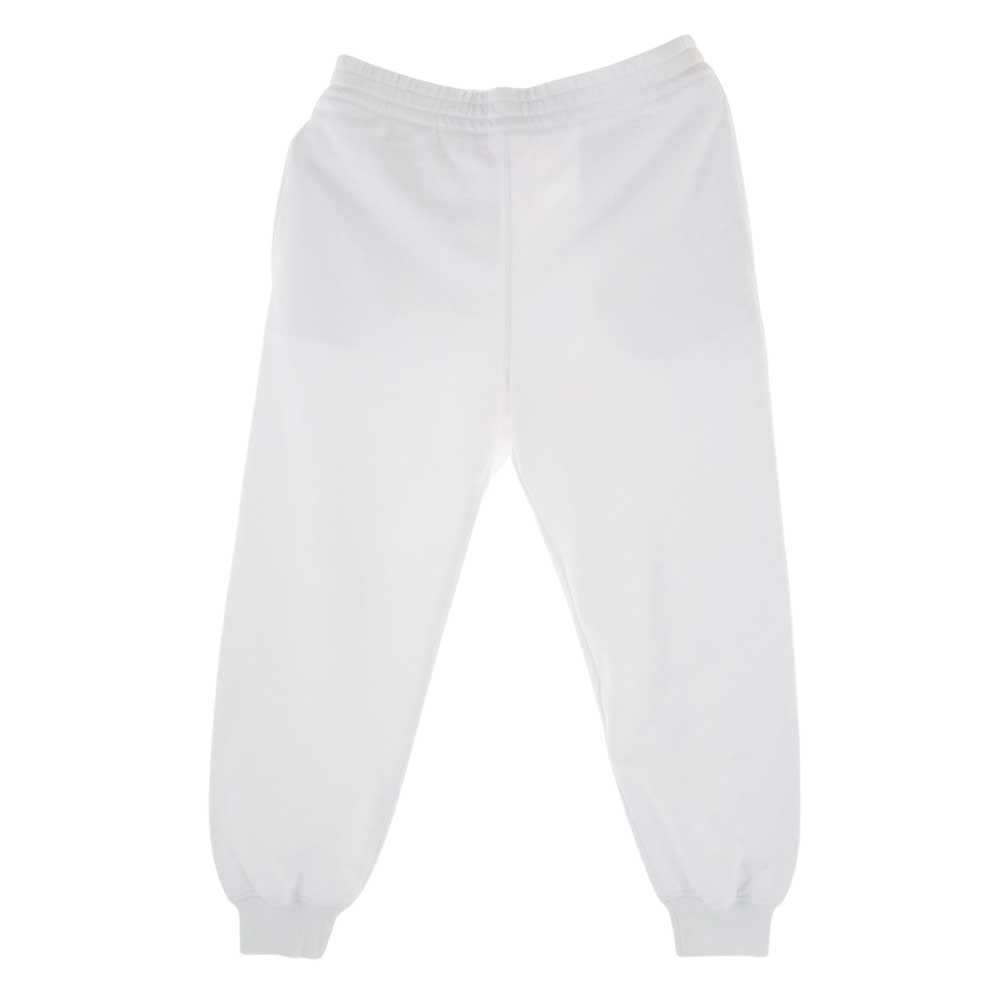 Alexander McQueen アレキサンダーマックイーン 658545 QZADI 0909 国内正規品 BRUSHED COTTON JOGGERS WITH LOGO PRINT ロゴプリント スウェットパンツ ホワイト ホワイト系 38【美品】【中古】