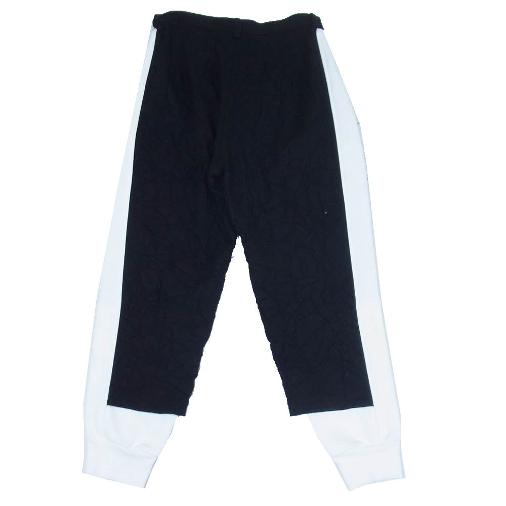 LIMI feu リミフゥ LX-P01-115 PANTALON RIDES FLANELLE 2 TUCK 2タック フランネル スウェットパンツ ブラック系 2【中古】