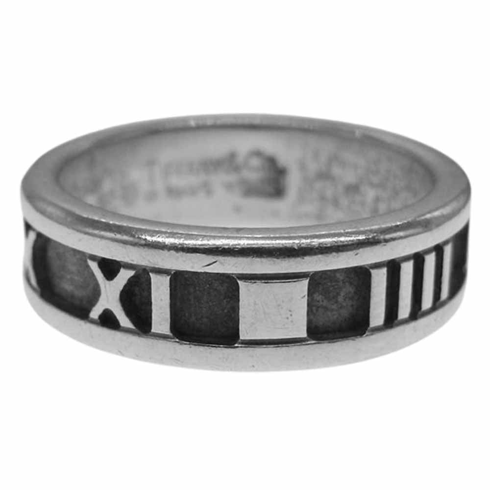 TIFFANY&Co. ティファニー アトラス ナロー リング SV925 シルバー シルバー系 14号【中古】