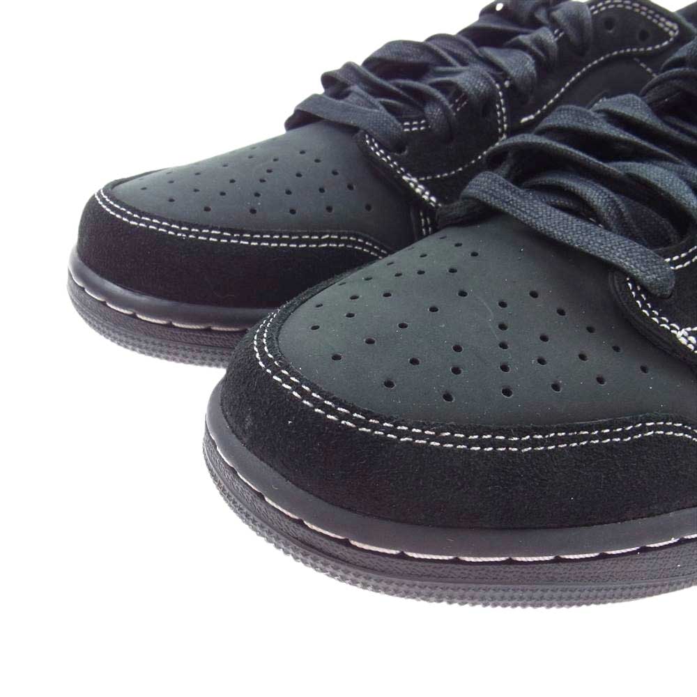 NIKE ナイキ 22AW  DM7866-001 Travis Scott Air Jordan 1 Low OG Black Phantom トラヴィススコット エアージョーダン ブラックファントム スニーカー ブラック系 27.5cm【新古品】【未使用】【中古】