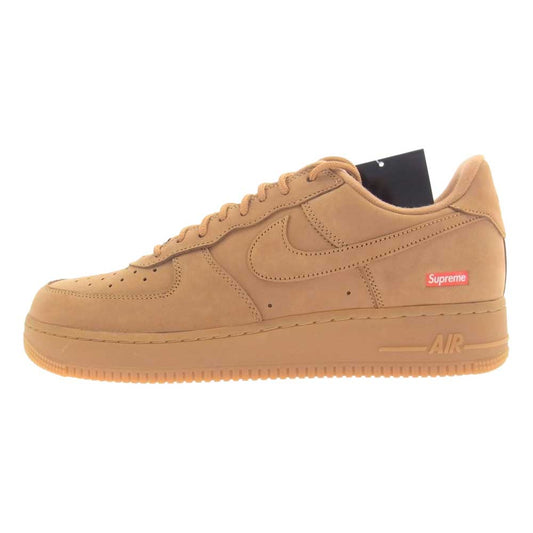 Supreme シュプリーム 22AW DN1555-200 Nike Air Force 1 Low wheat ウィート ナイキ エア フォース ワン ロー Flax フラックス スニーカー ブラウン系 29.5cm【新古品】【未使用】【中古】