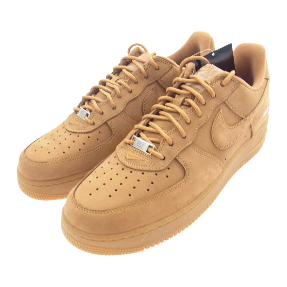 Supreme シュプリーム 22AW DN1555-200 Nike Air Force 1 Low wheat ウィート ナイキ エア フォース ワン ロー Flax フラックス スニーカー ブラウン系 29.5cm【新古品】【未使用】【中古】