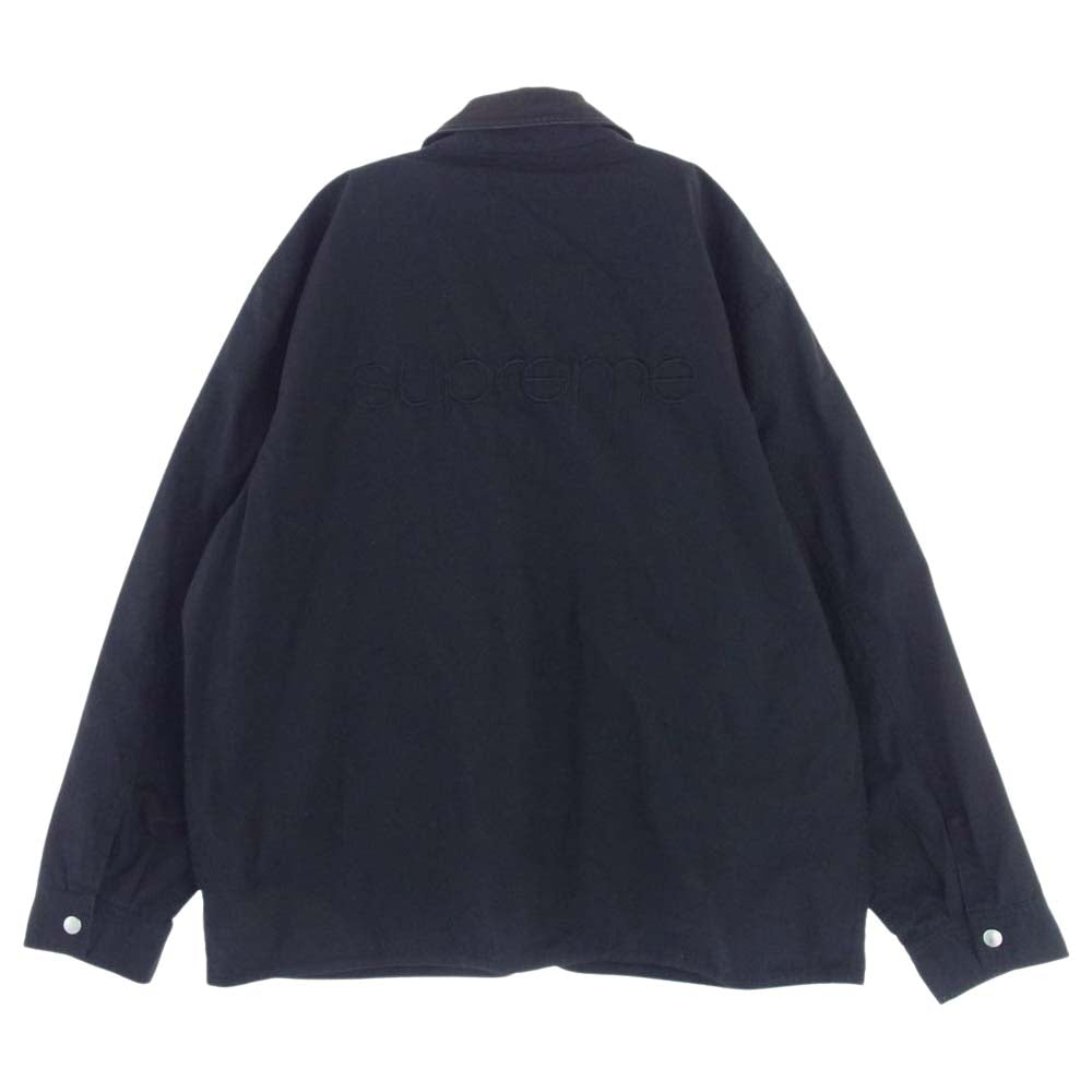 Supreme シュプリーム 22AW Cotton Utility Jacket コットン ユーティリティー ジャケット ブラック系 L【極上美品】【中古】