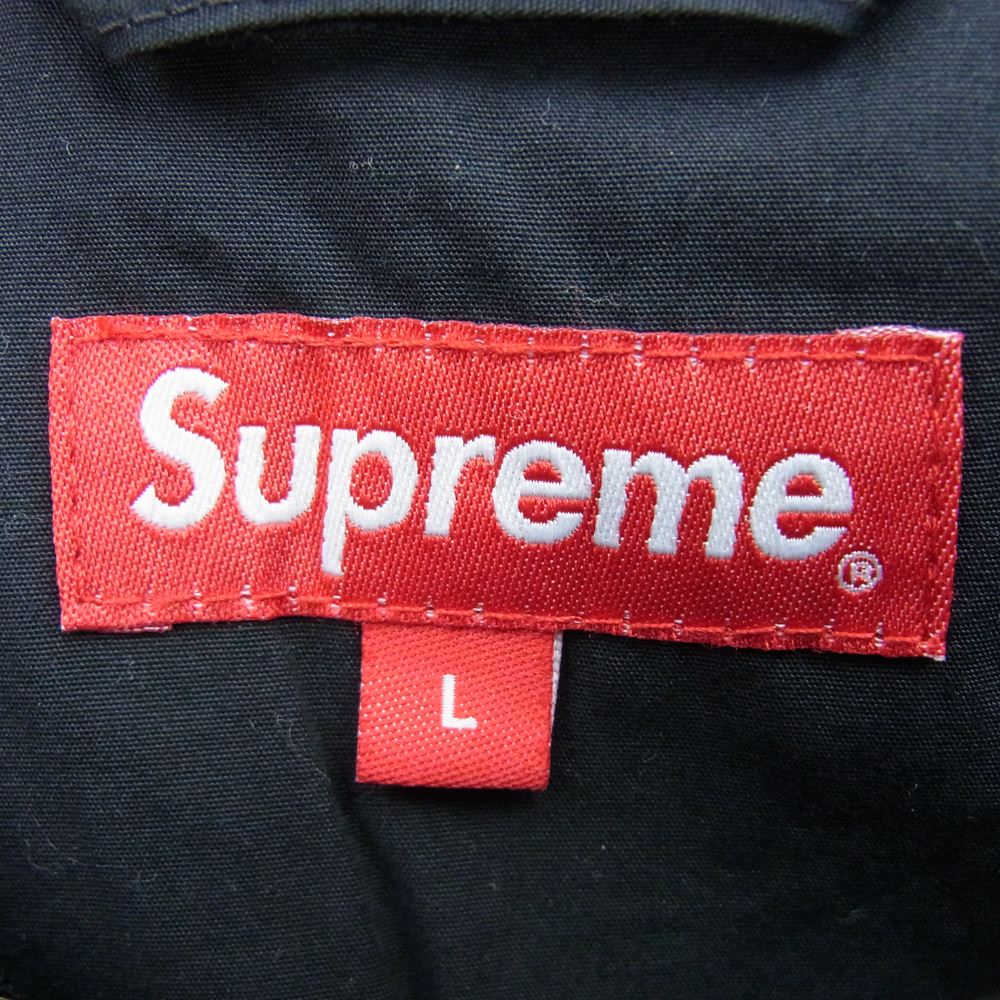 Supreme シュプリーム 22AW Cotton Utility Jacket コットン ユーティリティー ジャケット ブラック系 L【極上美品】【中古】