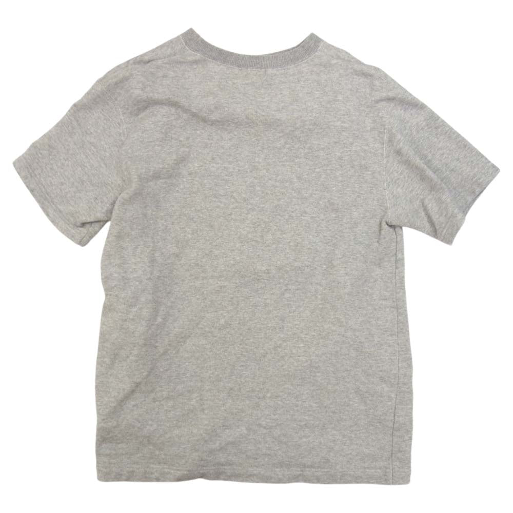 COMME des GARCONS HOMME PLUS コムデギャルソンオムプリュス 19SS PC-T012 サスペンダー 前あきデザイン 半袖 スウェット Tシャツ グレー系 M【中古】