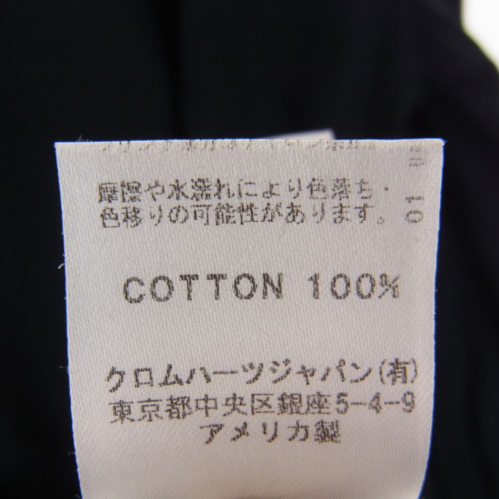 CHROME HEARTS クロムハーツ（原本無） 国内正規品 アーム CHクロス プリント バックスクロールラベル 長袖 カットソー Tシャツ ブラック系 M【中古】