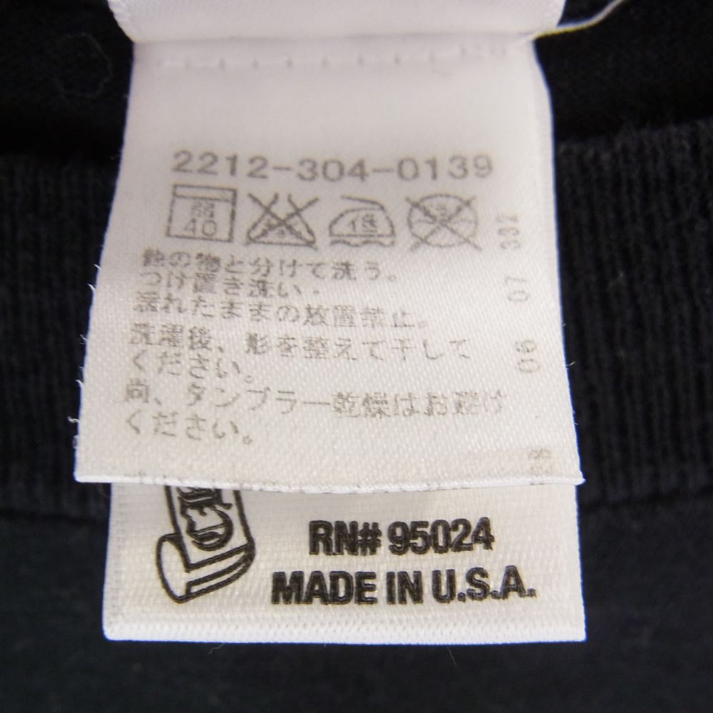 CHROME HEARTS クロムハーツ（原本無） 国内正規品 CHプラス バックプリント ポケット付き 長袖 Tシャツ ブラック系 L【中古】