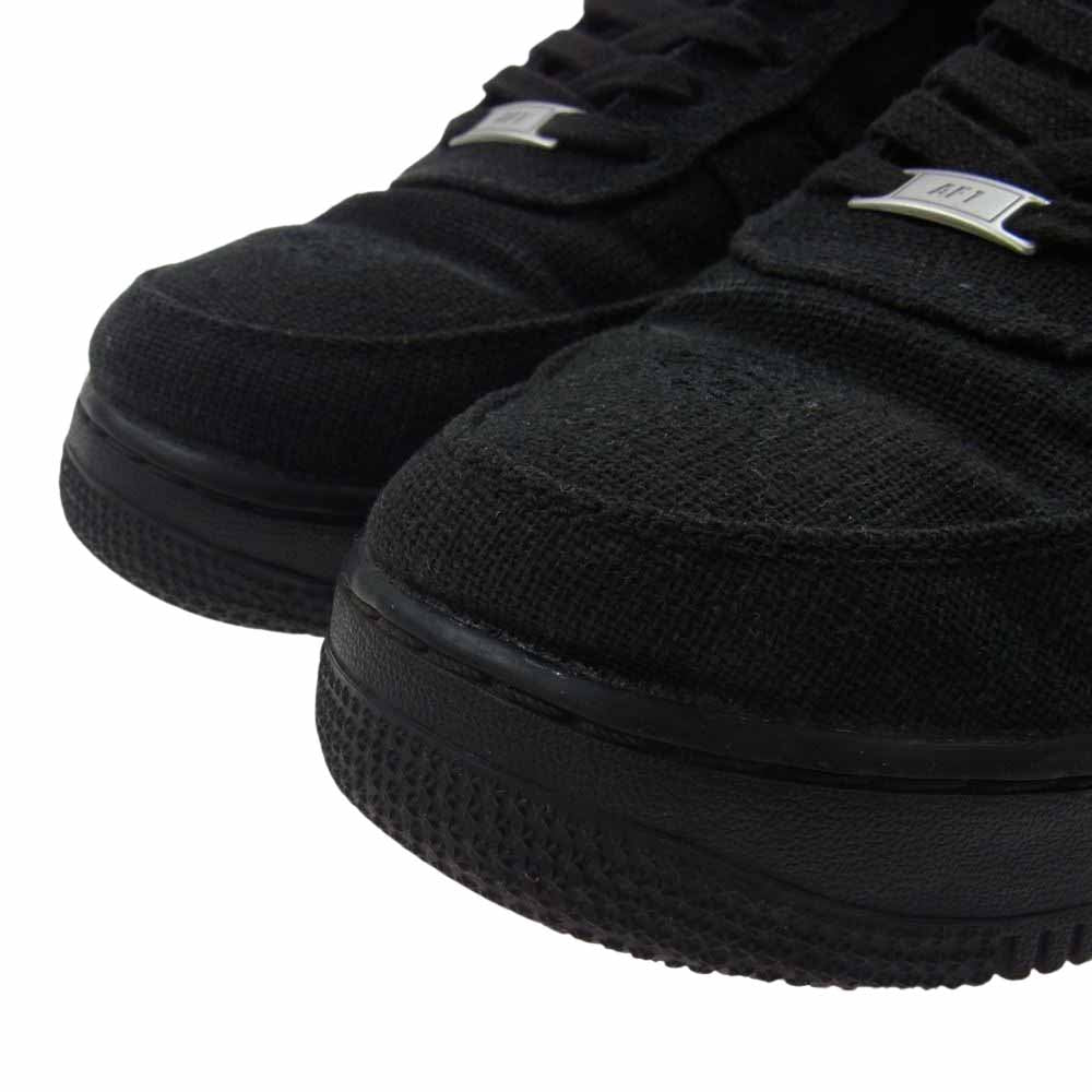 NIKE ナイキ CZ9084-001 STUSSY AIR FORCE 1 LOW 2020 ステューシー エア フォース I ロー スニーカー ブラック系 29.0cm【中古】