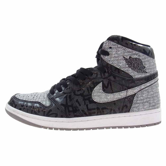 NIKE ナイキ 555088-036 Air Jordan 1 High OG Rebellionaire エアジョーダン 1 ハイ リベリオネア スニーカー グレー系 29.0cm【中古】