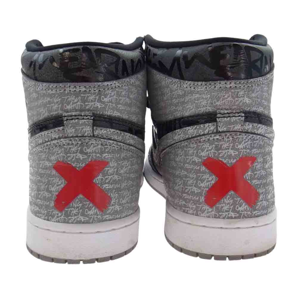 NIKE ナイキ 555088-036 Air Jordan 1 High OG Rebellionaire エアジョーダン 1 ハイ リベリオネア スニーカー グレー系 29.0cm【中古】
