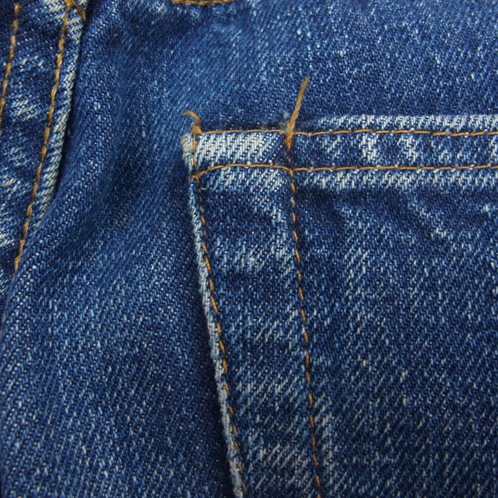 Levi's リーバイス 60s 70s BigE 後期 ボタン裏刻印2 ヴィンテージ ビッグE デニムパンツ ジーンズ シングルステッチ 赤耳 インディゴブルー系 31【中古】