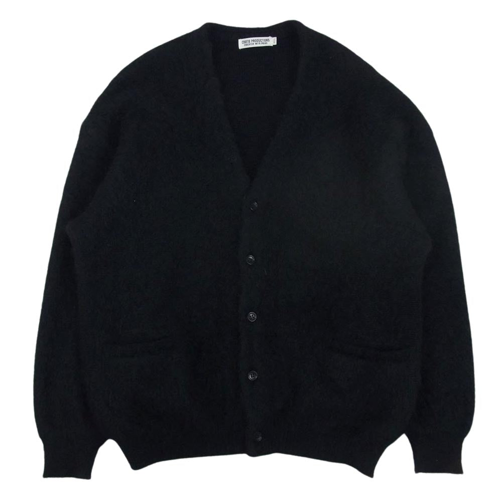 COOTIE クーティー MOHAIR CARDIGAN モヘア カーディガン ブラック系 S【中古】