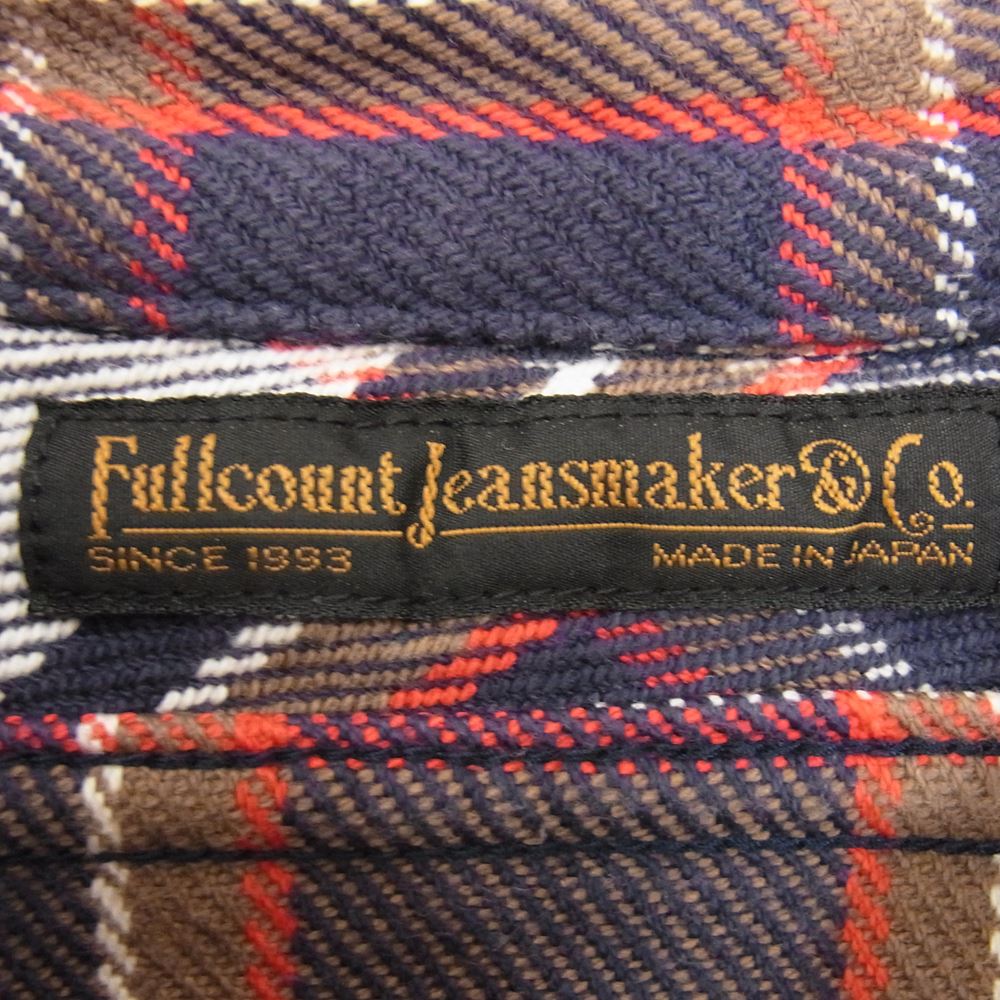 FULLCOUNT フルカウント 18AW Lot.4005 ORIGINAL CHECK NEL SHIRTS 長袖 ネルシャツ ロング スリーブ マルチカラー系 38【中古】