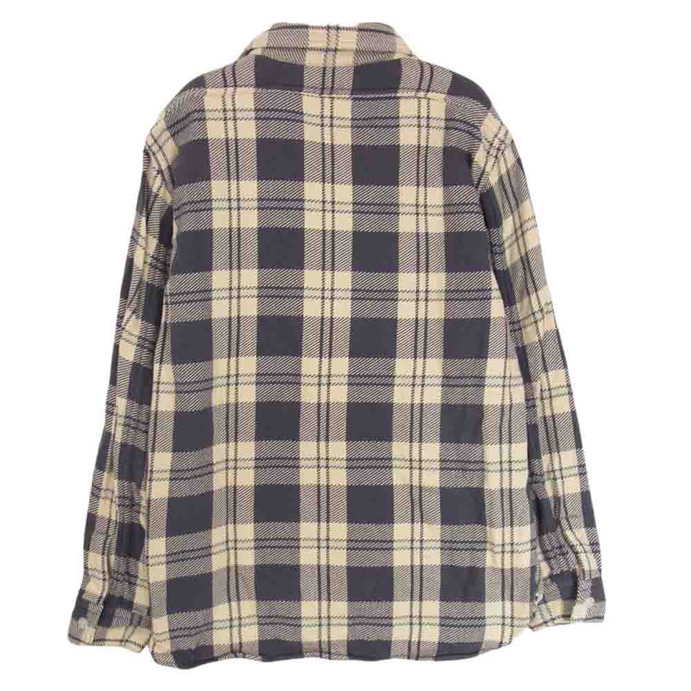 FULLCOUNT フルカウント Lot.4056 Original Check Cotton Flannel Shirt Navy 長袖 ネルシャツ ロング スリーブ ネイビー ネイビー系 38【中古】