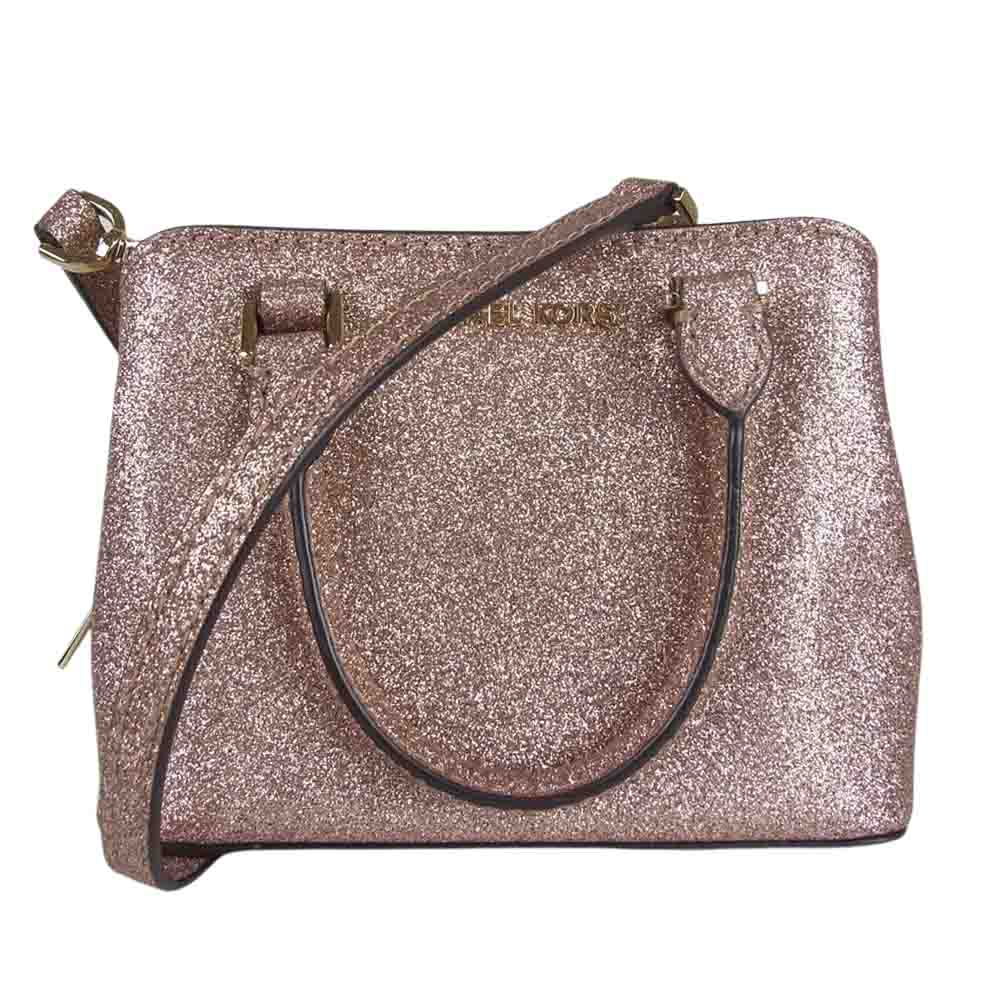 Michael Kors マイケルコース グリッター 2way ショルダーバッグ ピンク系【中古】