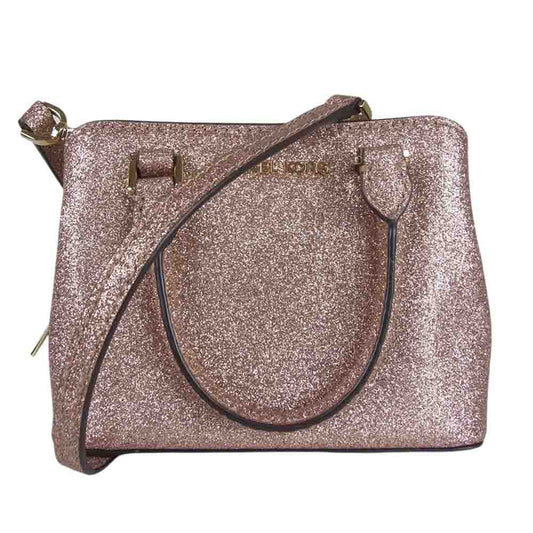 Michael Kors マイケルコース グリッター 2way ショルダーバッグ ピンク系【中古】