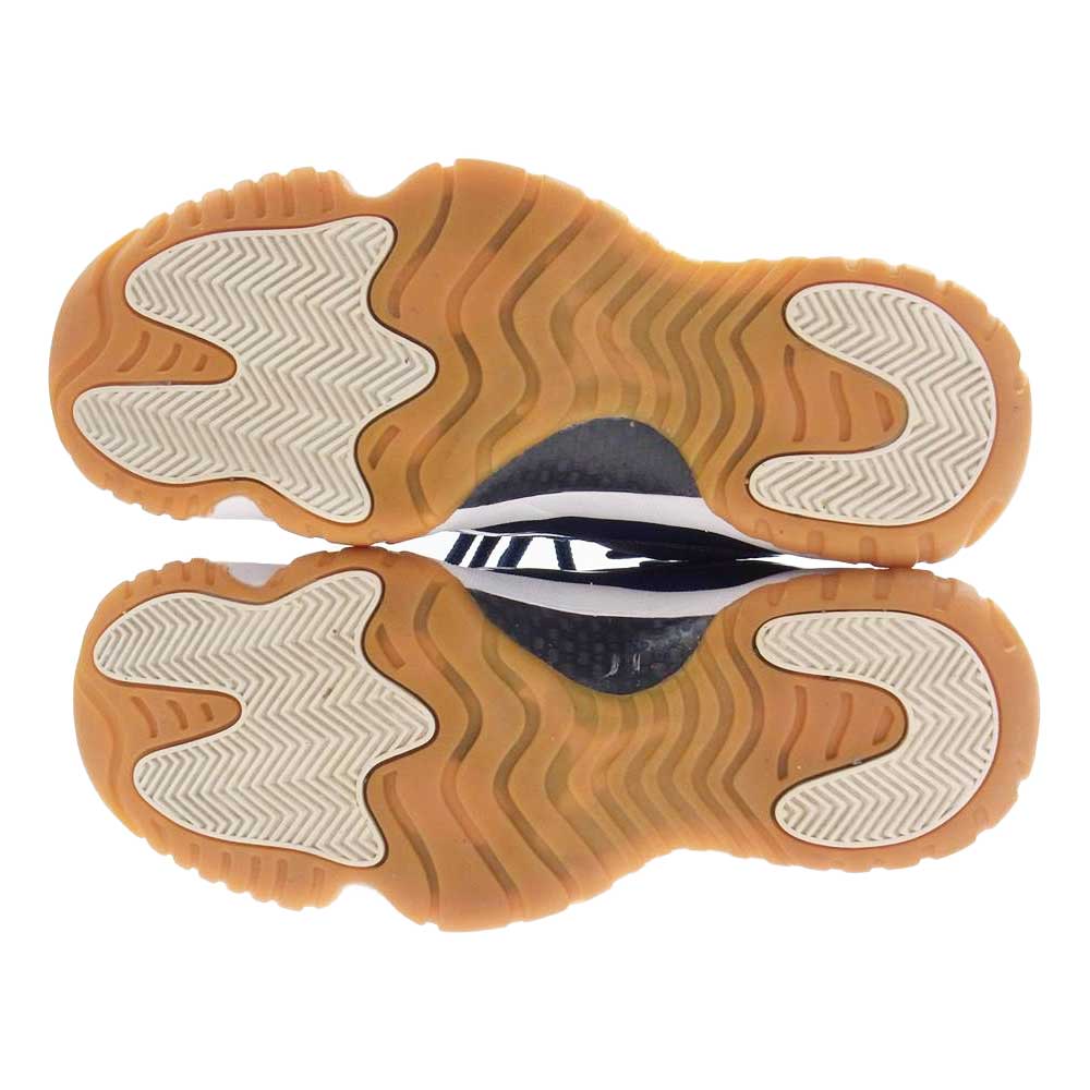 NIKE AIR JORDAN ナイキ ジョーダン 528895-405 AIR JORDAN 11 RETRO LOW NAVY GUM エアジョーダン 11 レトロ ローカット ブルー系 27cm【中古】