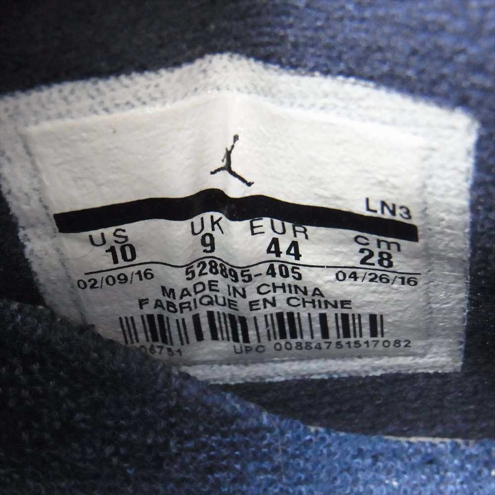 NIKE AIR JORDAN ナイキ ジョーダン 528895-405 AIR JORDAN 11 RETRO LOW NAVY GUM エアジョーダン 11 レトロ ローカット ブルー系 27cm【中古】