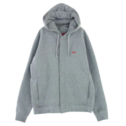 Supreme シュプリーム 	11AW Snap Front Sweat スナップ フロント スウェット ジャケット グレー系 M【中古】