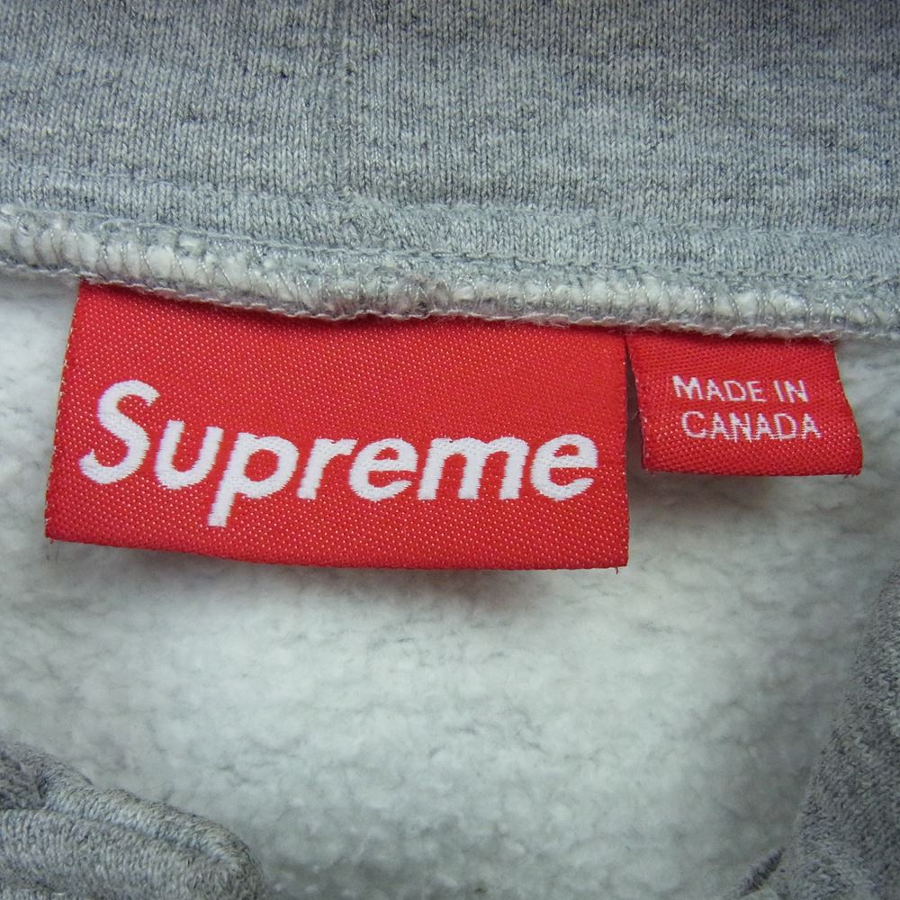 Supreme シュプリーム 	11AW Snap Front Sweat スナップ フロント スウェット ジャケット グレー系 M【中古】